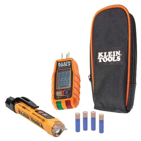 Klein Tools RT250KIT Voltage Tester & GFCI Receptacle Tester