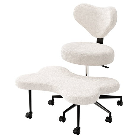 Ergonomic Cross Legged Swivel Chair