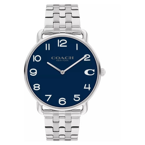 COACH Men's Elliot 40mm Silver-Tone Bracelet Watch