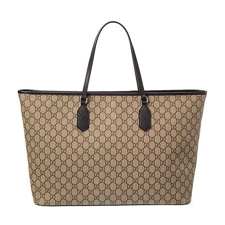 Gucci Women's G Supreme Canvas & Leather Tote