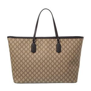 Gucci Women's G Supreme Canvas & Leather Tote