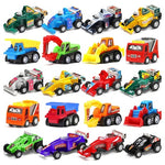 20 Pull-Back Car & Truck Set