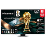 75" Hisense Class U8 4K Ultra HDR Smart ULED Google TV