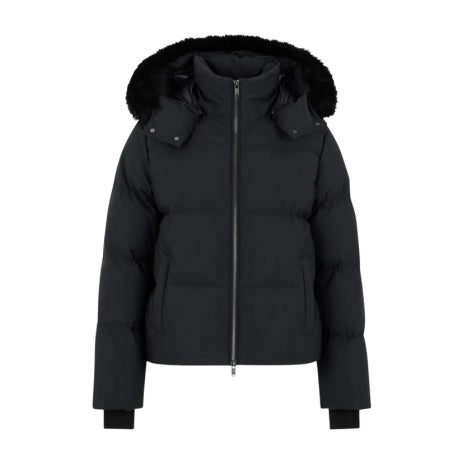Women's Puffer Jacket with Shearling