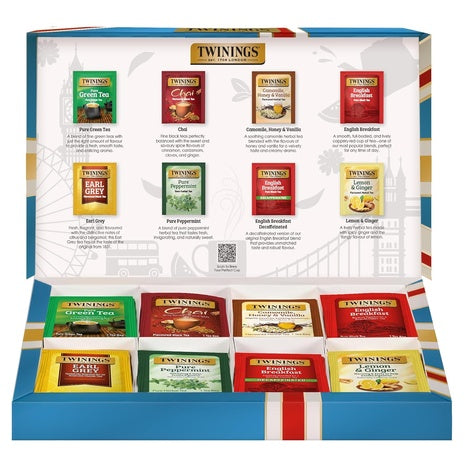 Twinings Classic Tea Variety Sampler Gift Box