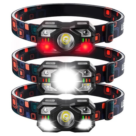 3 Rechargeable LED Headlamps