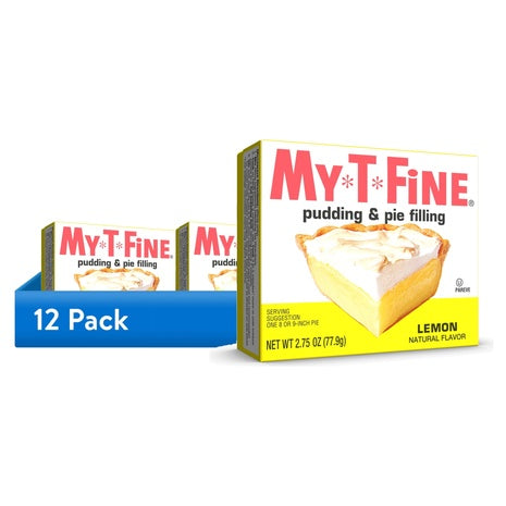 12-Pack My-T-Fine Lemon Pudding Mix