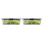 2 Rubbermaid Brilliance Large 9.6-Cup Food Storage Containers