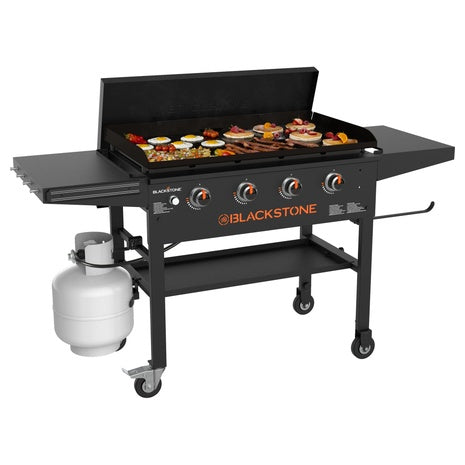 36" Blackstone 4-Burner Outdoor Griddle with Hard Cover