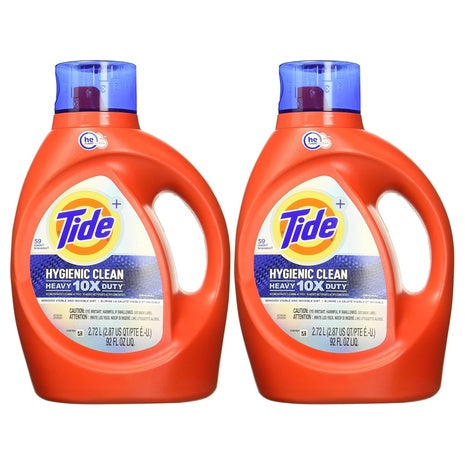 2 Tide 92oz Bottles Laundry Detergents
