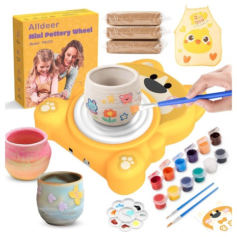 Kids Pottery Wheel Art & Craft Set