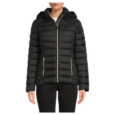 Michael Kors Women's Missy Packable Hooded Puffer Jacket