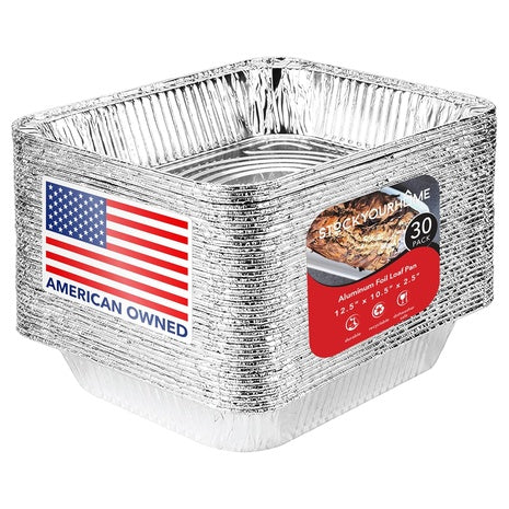 30-Pack 9x13 Disposable Aluminum Foil Pans
