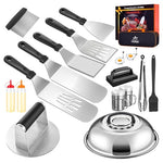 19 Piece Blackstone Griddle Accessories Set with Burger Press