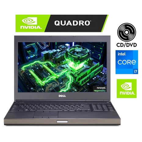 Dell Precision M6800 17.3" HD Laptop (I7-4810MQ / 16GB RAM / 512GB SSD) [Refurbished]