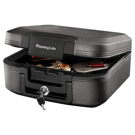 SentrySafe Fireproof & Waterproof Safe Box with Key Lock