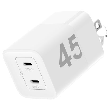 2-Port 45W GaN Fast Charger