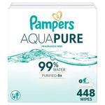 448 Pampers Aqua Pure Baby Wipes