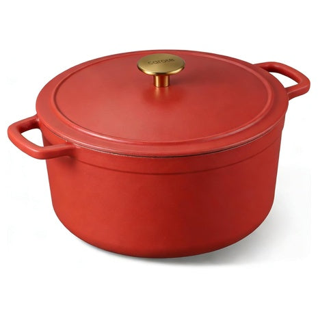 5QT CAROTE Enameled Cast Iron Dutch Oven Pot With Lid