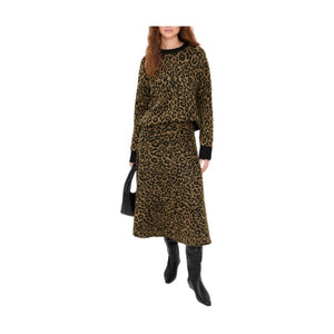 Cheetah A-Line Skirt