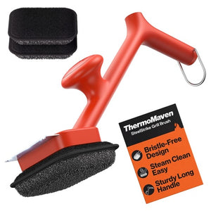 ThermoMaven Bristle-Free Grill Brush With 3 Heads