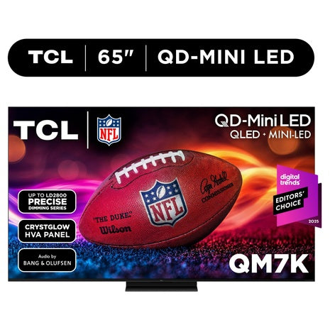 TCL 65" Class QM7K Series QD-Mini LED QLED 4K UHD Smart Google TV
