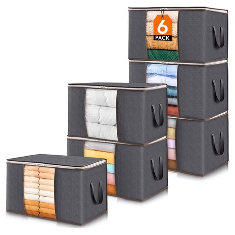 6 Large Storage Bags