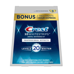 Crest 3D Whitestrips, Professional Teeth Whitening Strips, 20 Levels Whiter in 22 Days