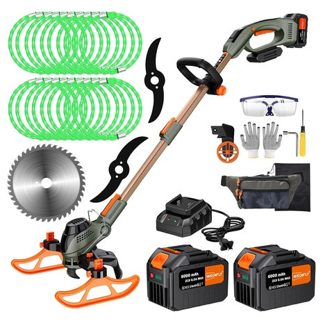 WeGofly 13'' 4-in-1 Cordless Electric Weed Wacker With Brushless Motor