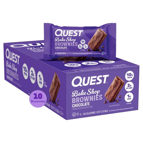 10 Quest Bake Shop Chocolate Brownies (OU-D)