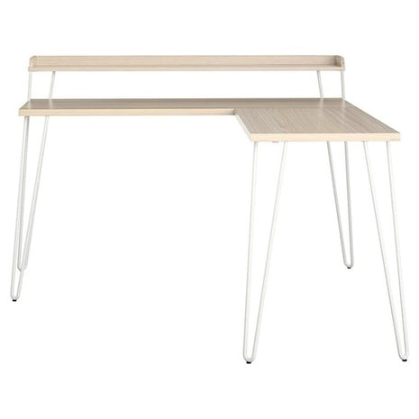 Ameriwood Home L-Shaped Desk with Riser