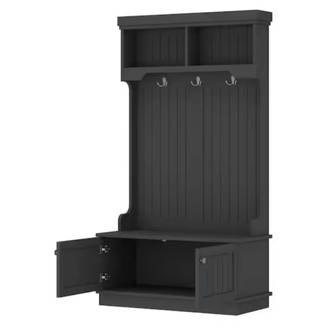 Nestfair 4-in-1 Hall Tree With Storage Shoe Bench