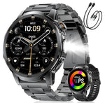 Men's 1.85" HD Display Rugged Military Smart Watch