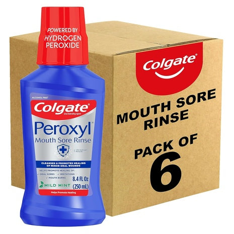 6-Pack 8.45-Oz Colgate Peroxyl Antiseptic Mouth Sore Rinse