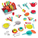 71 Piece Pretend Cooking Accessories Kitchen Playset