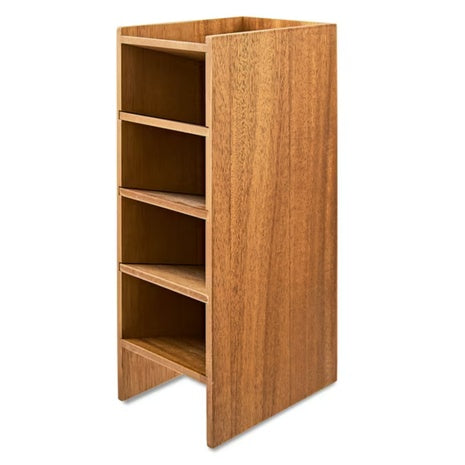 Pen+Gear 5-Compartments Wooden Pencil Tower