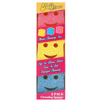 3 Toast-Shaped Premium Kitchen Sponges