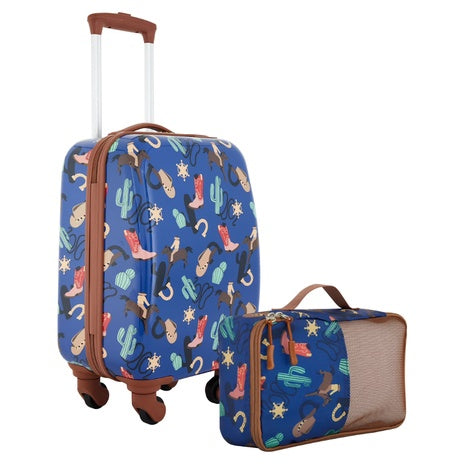 2-Piece Wrangler Rodeo Rolling Luggage Set