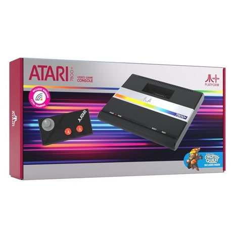 Official Atari 7800+ Console & Wireless Controller
