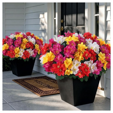 8 Bundles Artificial Camellia Flowers (3 Colors)