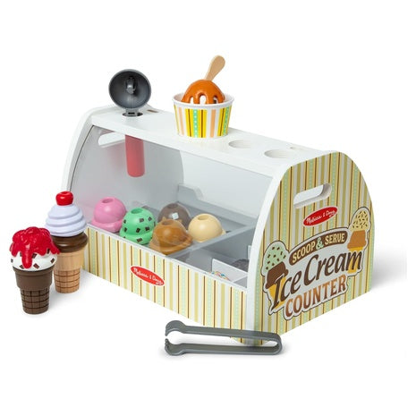 Melissa & Doug Wooden Ice Cream Set