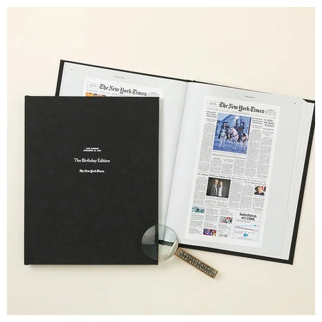 New York Times Custom Birthday Book