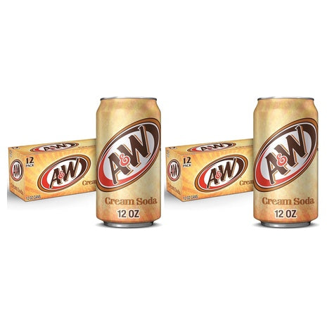 24 Cans A&W Cream Soda