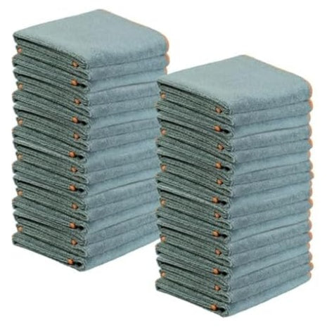 36-Pack 16"L x 16"W Microfiber Washable Reusable Cleaning Cloth