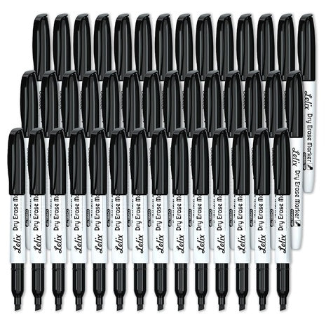42-Pack Black Dry Erase Markers