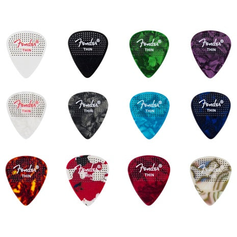 12-Pack Fender Medium Guitar Picks