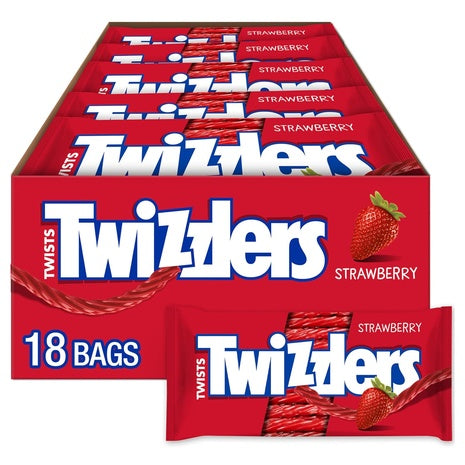 18 Pack of Twizzlers Twists Licorice Candy