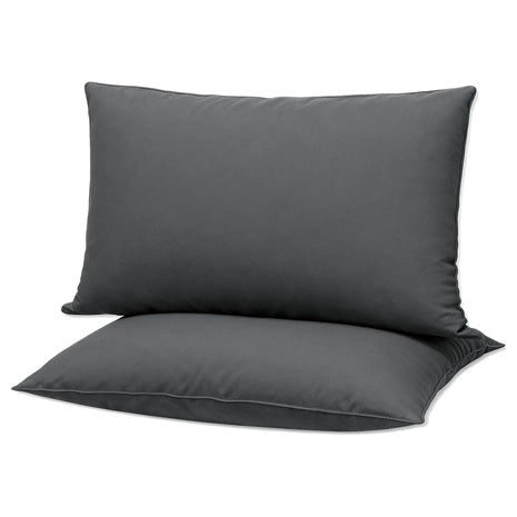 2 Ultra-Thin Down Alternative Bed Pillows