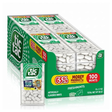 12-Pack Tic Tac Freshmints