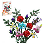 1,000 Piece Flower Bouquet Building Kit